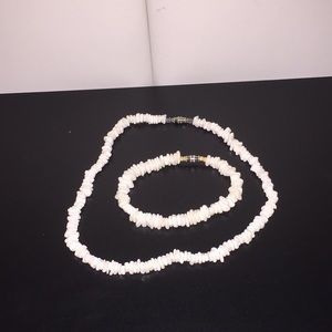 necklace and bracelet. Beach inspired.